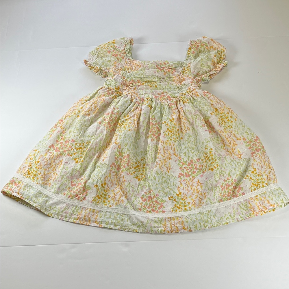 Cupcakes & Cashmere Lined Floral Kids Dress - Multicolor Sz 5